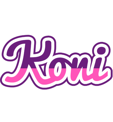 Koni cheerful logo