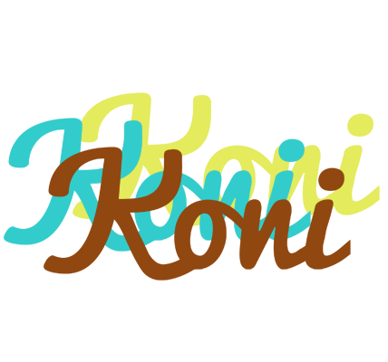 Koni cupcake logo