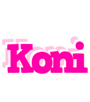 Koni dancing logo