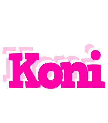 Koni dancing logo