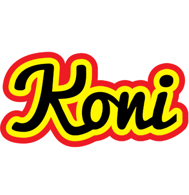 Koni flaming logo