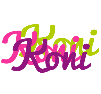 Koni flowers logo
