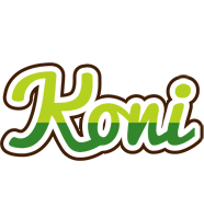 Koni golfing logo