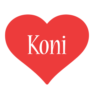 Koni love logo
