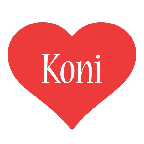Koni love logo