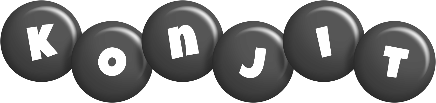 Konjit candy-black logo