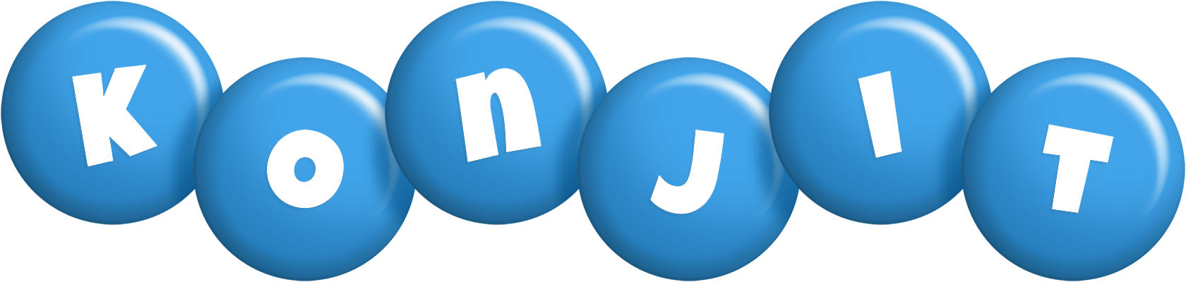 Konjit candy-blue logo