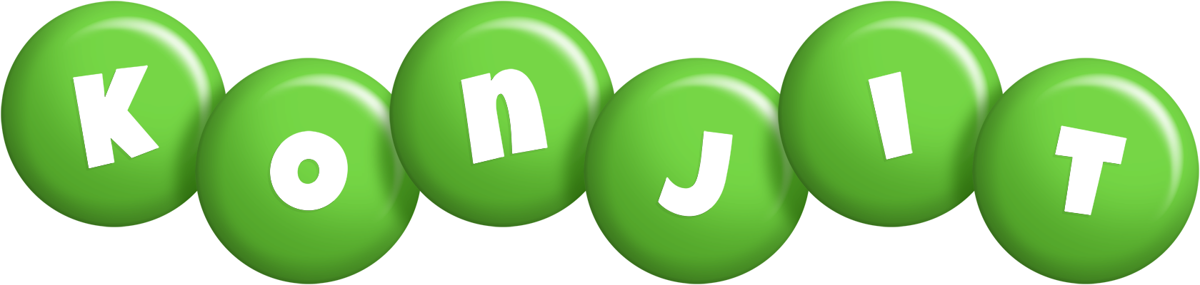 Konjit candy-green logo