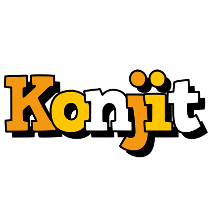 Konjit cartoon logo