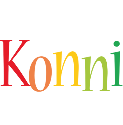 Konni birthday logo