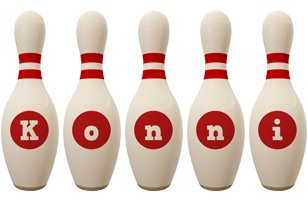 Konni bowling-pin logo