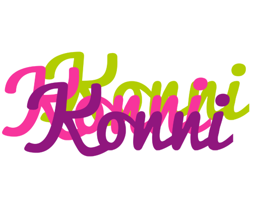 Konni flowers logo