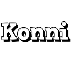 Konni snowing logo