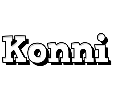Konni snowing logo