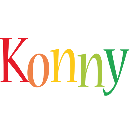 Konny birthday logo