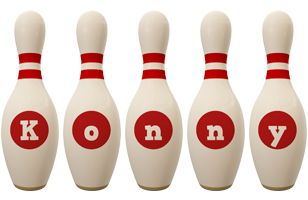 Konny bowling-pin logo