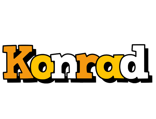 Konrad cartoon logo