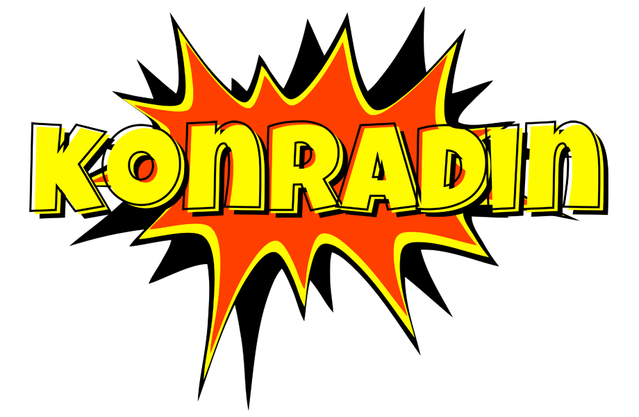 Konradin bazinga logo