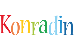 Konradin birthday logo