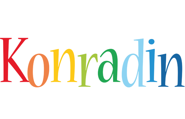 Konradin birthday logo