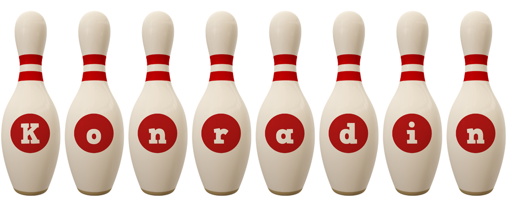 Konradin bowling-pin logo