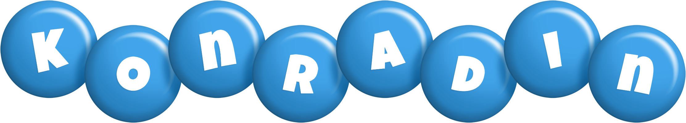 Konradin candy-blue logo