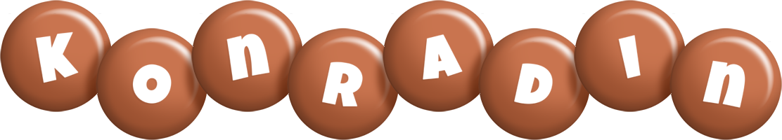 Konradin candy-brown logo