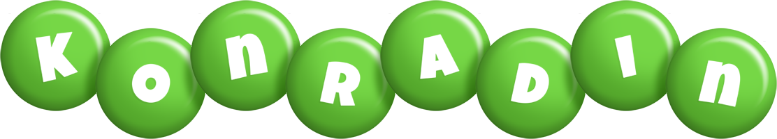 Konradin candy-green logo