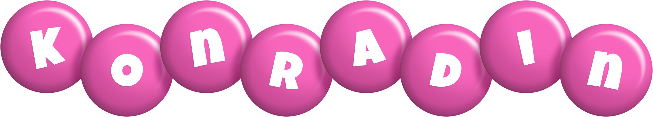 Konradin candy-pink logo