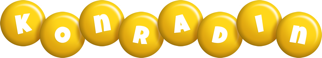 Konradin candy-yellow logo