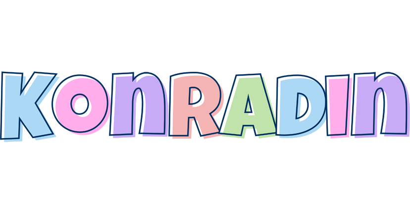 Konradin pastel logo