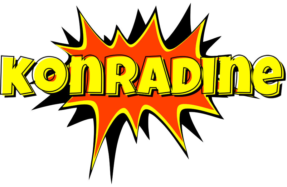 Konradine bazinga logo