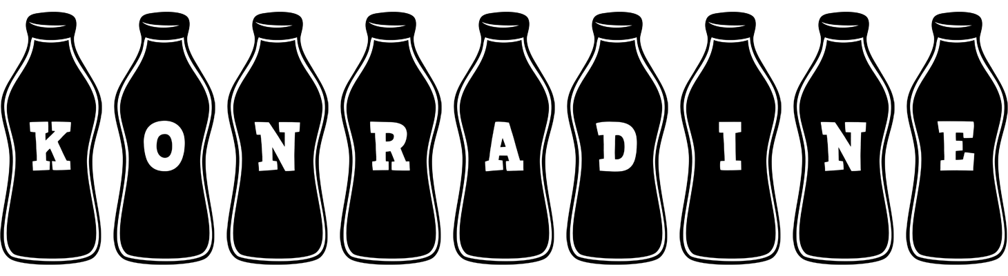 Konradine bottle logo