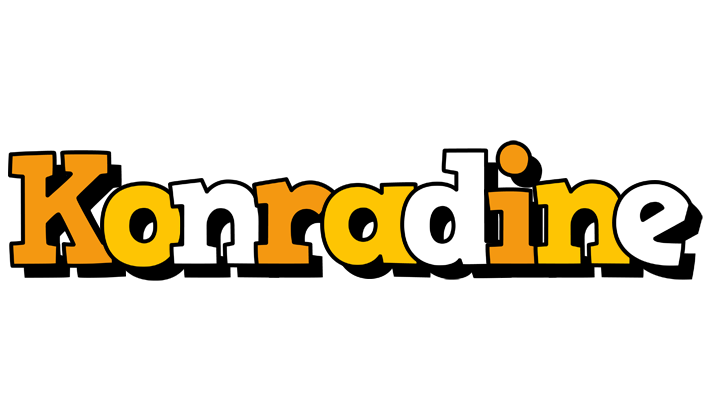 Konradine cartoon logo