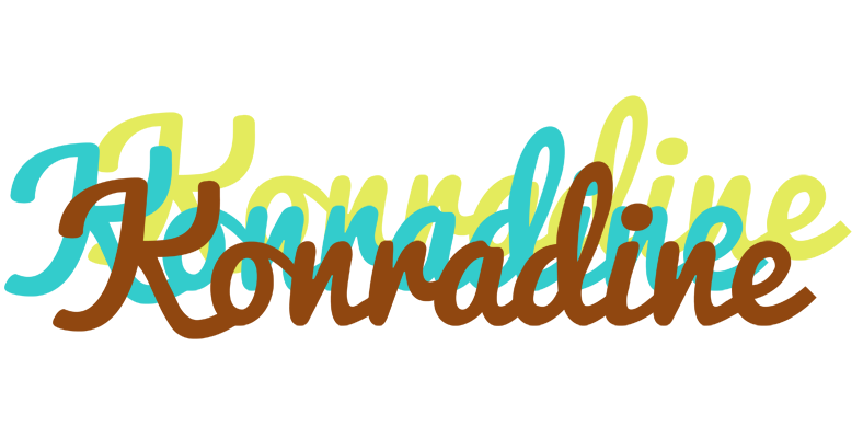 Konradine cupcake logo