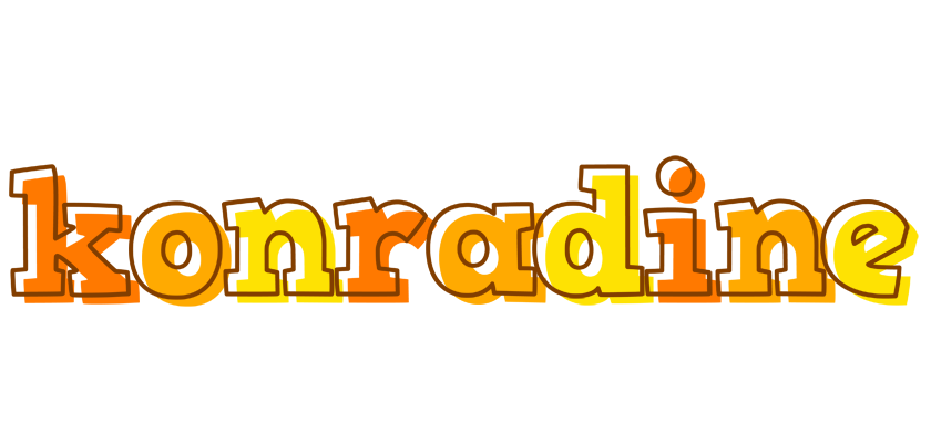 Konradine desert logo