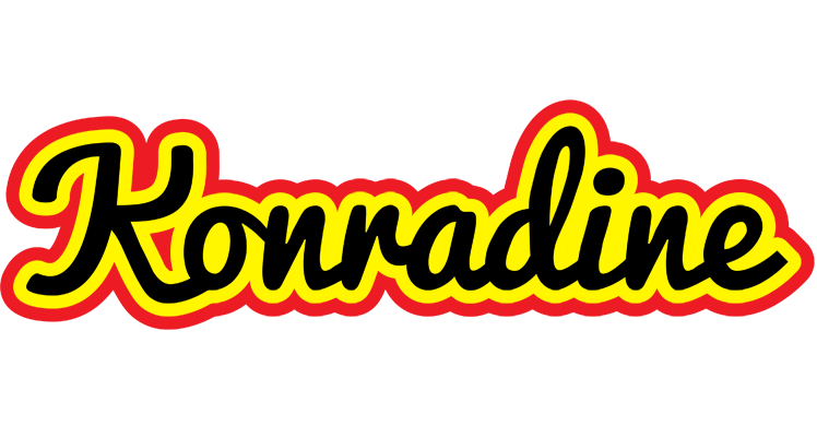 Konradine flaming logo