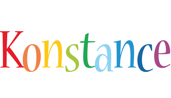Konstance birthday logo