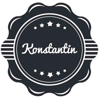 Konstantin badge logo
