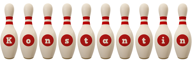 Konstantin bowling-pin logo