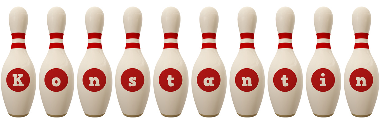 Konstantin bowling-pin logo