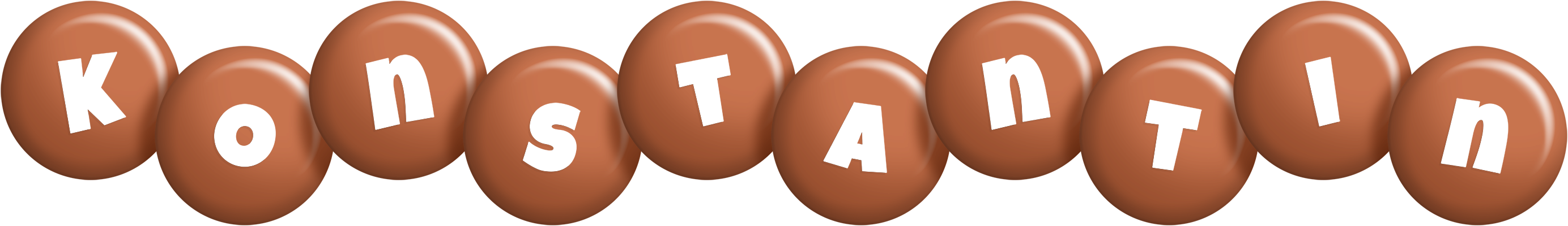 Konstantin candy-brown logo