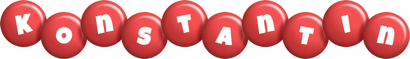 Konstantin candy-red logo
