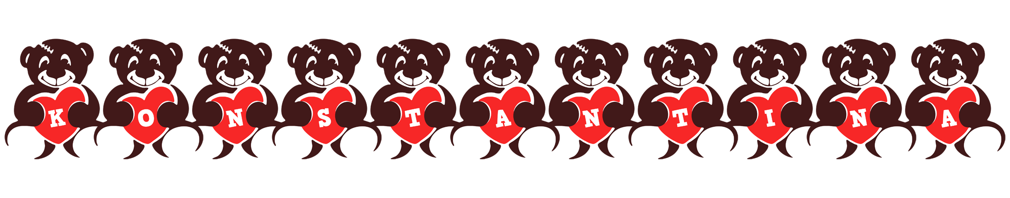 Konstantina bear logo