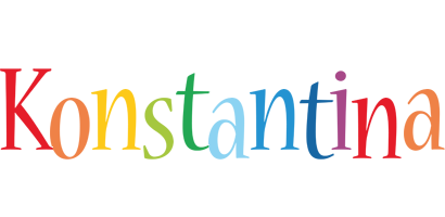 Konstantina birthday logo