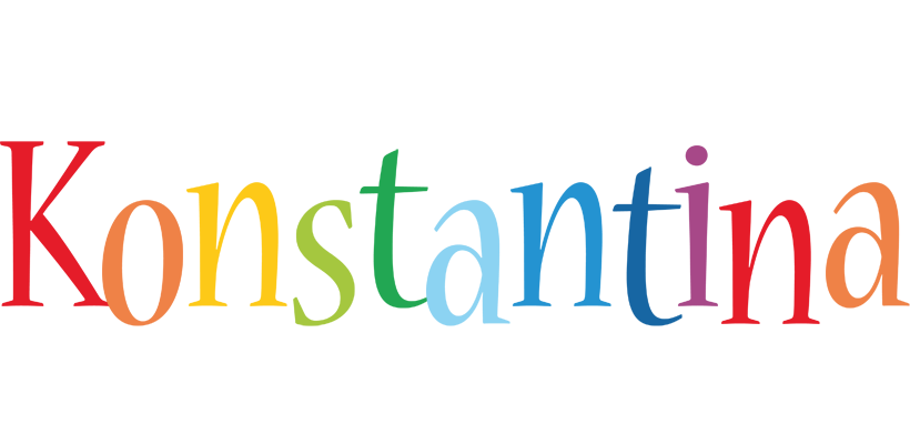 Konstantina birthday logo