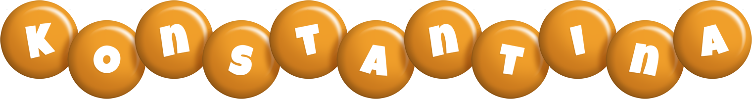 Konstantina candy-orange logo