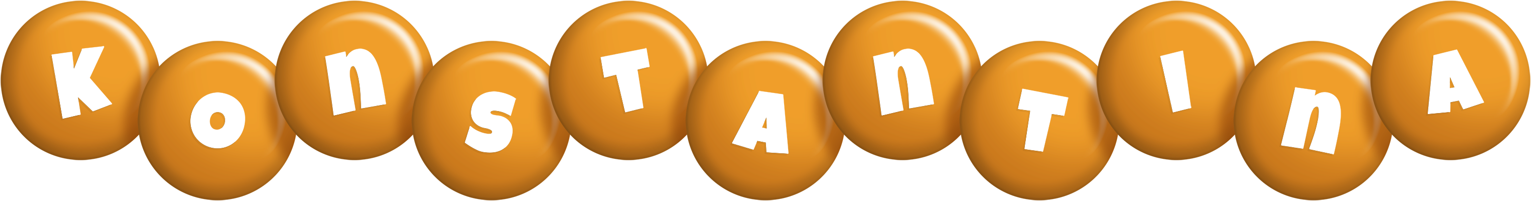 Konstantina candy-orange logo