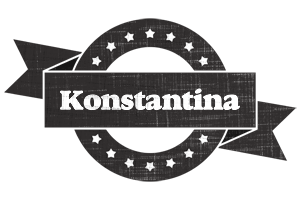 Konstantina grunge logo