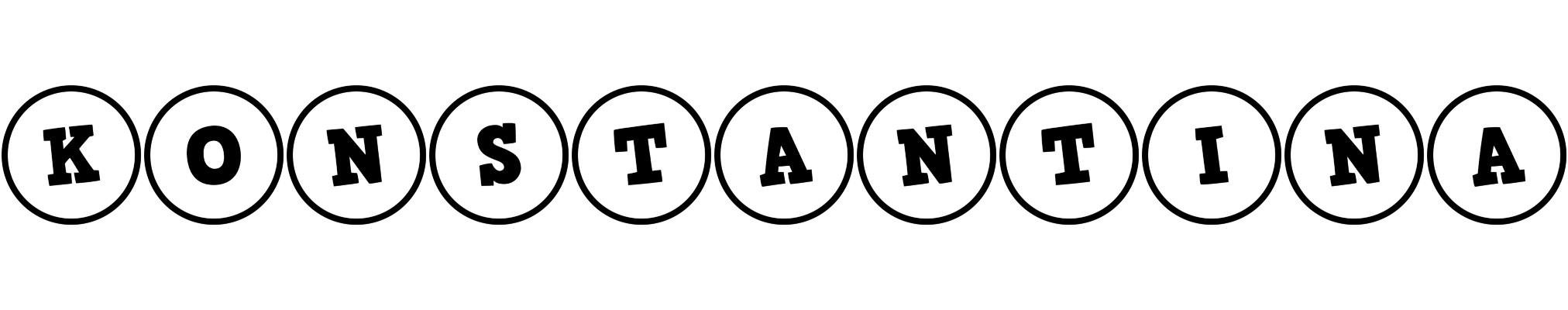 Konstantina handy logo
